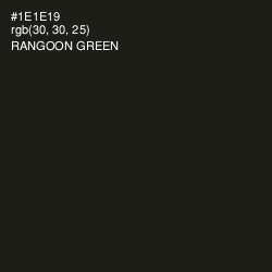 #1E1E19 - Rangoon Green Color Image
